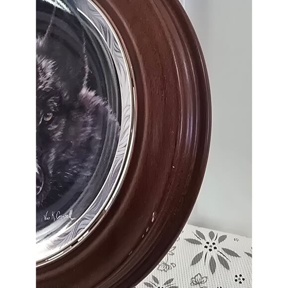 Vintage 1995 Bradford Exchange Mystic Spirit“Keeper of the Night”Wolf Plate - Picture 3 of 16